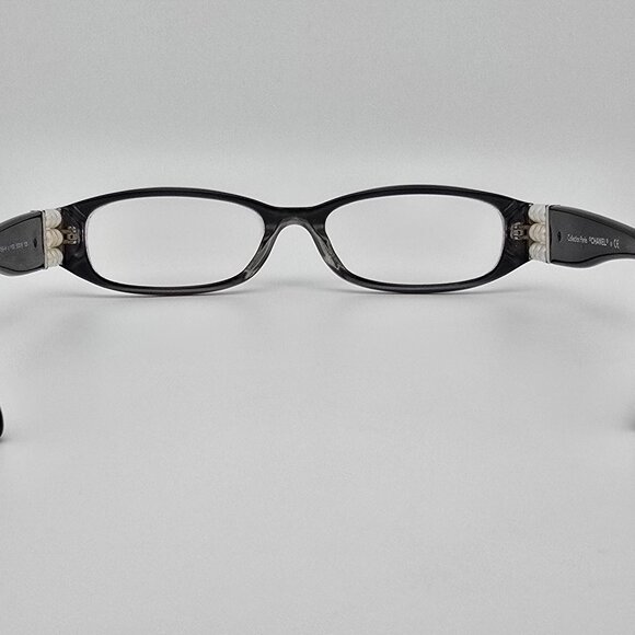 Chanel 3155-H c 1103 Collection Perle Black Eyeglasses Frame w/ Case Italy 53mm - Picture 5 of 16
